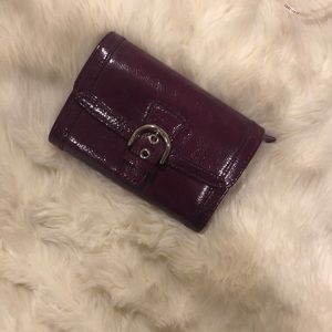 Coach Bags - Purple patent leather coach wallet Coach Bags - Purple patent leather coach wallet
